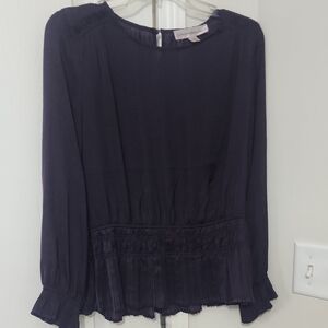 Catherine Malandrino Women's Deep Purple Blouse